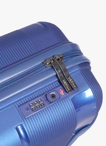 Чемодан V&V 8023-65 met blue фото