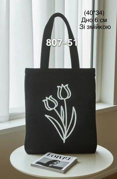 Eco bag текстиль 'Тюльпани' 807-51 фото