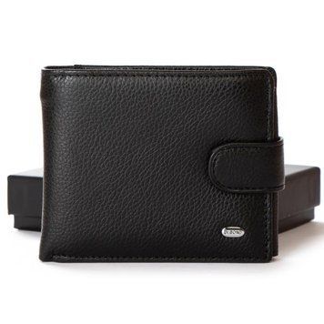 Гаманець чоловічий шкіряний Dr.Bond M2 black фото