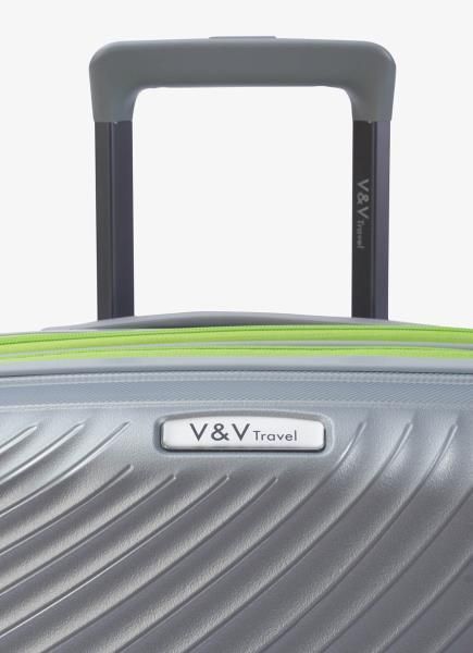 Валіза V&V 8026-55 Gray фото