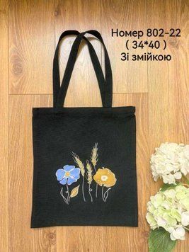 Eco bag текстиль квіти 802-22 фото
